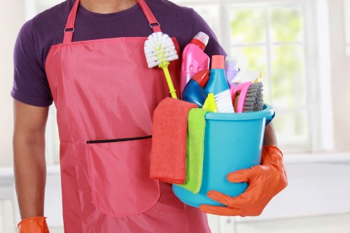 End of lease cleaning in a Docklands apartment building