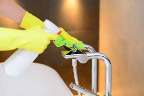 Docklands apartment deep cleaning with detailed surface care