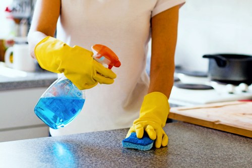 Commercial after builders cleaning in Docklands for offices and fit-out spaces