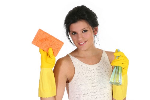 Professional one off cleaning in a Docklands apartment living area