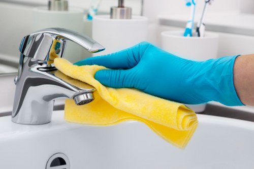 Professional house cleaning in a modern Docklands apartment